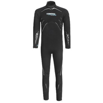Camaro Semi-Dry Seamless Diving Wetsuit - 3mm (For Men) in Black