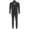 Camaro Semi-Dry Seamless Diving Wetsuit - 3mm (For Men) in Black