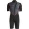 Camaro Shorty Wetsuit - Mono Voltage, 3mm (For Women) in Black/Dark Grey/Pink