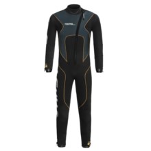 Camaro Stingray Semi-Dry Diving Wetsuit - 5mm (For Men) in Black/Grey/Orange - Closeouts