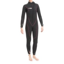 Camaro Stingray Semi-Dry Diving Wetsuit - 7mm (For Women) in Black/Red - Closeouts