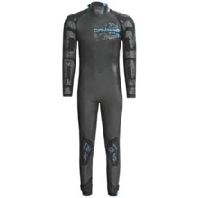 Camaro Supra Surfing Overall Wetsuit - 4/3/2mm (For Men) in Grey/Black/Blue - Closeouts