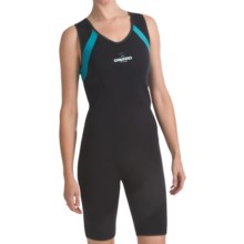 Camaro Titanium Base Layer Shorty Wetsuit - 2mm (For Women) in Black/Turquoise - Closeouts