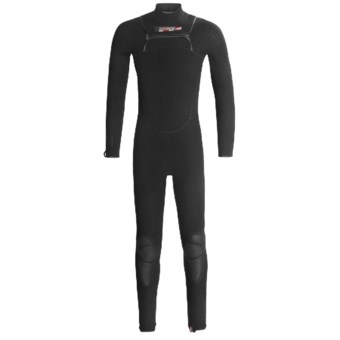 Camaro Zero Surfing Wetsuit - 4mm, Superelastic, Zipperless (For Men) in Black