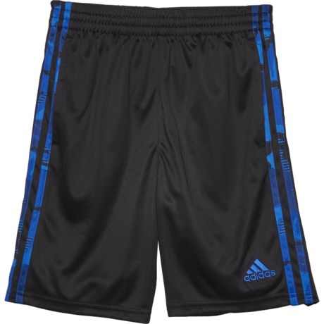 Adidas Camo 3-Stripe Shorts (For Big Boys) - ADI BLACK/TEAM ROYAL (M )