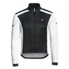 Campagnolo Heritage Logo Cycling Jersey - Full Zip, Long Sleeve (For Men) in Black - Closeouts