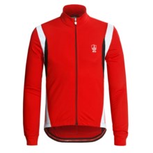 Campagnolo Racing Cycling Jersey - Full Zip, Long Sleeve (For Men) in Red - Closeouts