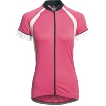 Canari Dream Cycling Jersey - Full Zip, Short Sleeve (For Women) in Cotton Candy - Closeouts