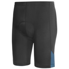 Canari Echelon Cycling Shorts (For Men) in Black/Cadet Blue - Closeouts