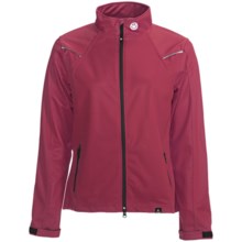 Canari Everest Cycling Jacket - Soft Shell (For Women) in Crimson - Closeouts