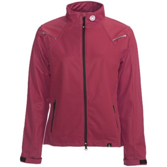 Canari Everest Cycling Jacket - Soft Shell (For Women) in Crimson