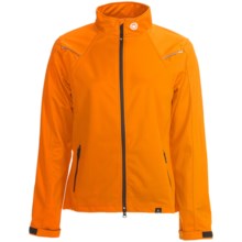 Canari Everest Cycling Jacket - Soft Shell (For Women) in Persimmon - Closeouts