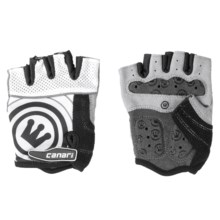 Canari Evolution Gel Cycling Gloves (For Men) in White - Closeouts
