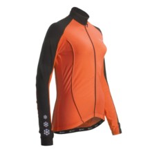 Canari Flurry Cycling Jersey - Long Sleeve (For Women) in Solar Orange - Closeouts