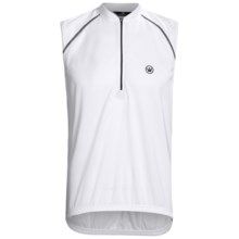 Canari P2 Tank Top Cycling Jersey - Zip Neck (For Men) in White - Closeouts