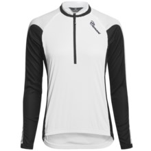 Canari Pinnacle Cycling Jersey - Zip Neck, Long Sleeve (For Women) in White - Closeouts