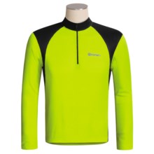 Canari Sight Cycling Jersey - Zip Neck, Long Sleeve (For Men) in Killer Yellow - Closeouts