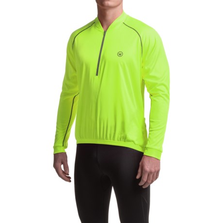 Canari Solar Flare Cycling Jersey - Zip Neck, Long Sleeve For Men