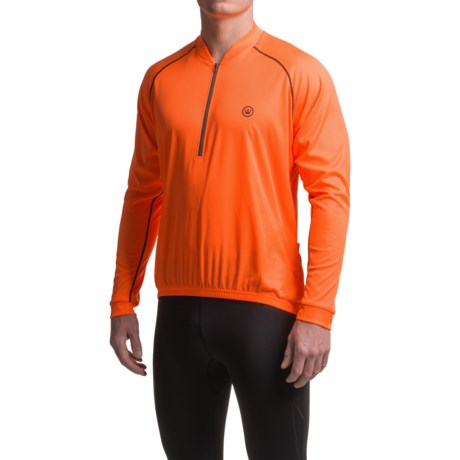 Canari Solar Flare Cycling Jersey - Zip Neck, Long Sleeve For Men