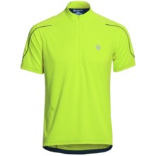Canari Sportech Cruiser Jersey - Zip Neck, Short Sleeve (For Men) in Killer Yellow - Closeouts
