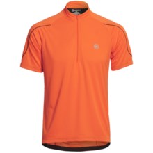 Canari Sportech Cruiser Jersey - Zip Neck, Short Sleeve (For Men) in Solar Orange - Closeouts
