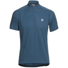 Canari Sportech Trail Jersey - Zip Neck, Short Sleeve (For Men) in Cadet Blue - Closeouts