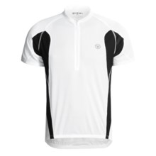 Canari Sprint Cycling Jersey - Short Sleeve (For Men) in White - Closeouts