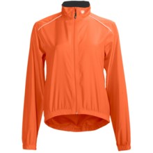 Canari Velocity Shell Cycling Jacket - Packable (For Women) in Solar Orange - Closeouts