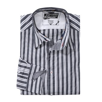 Canterbury Jackson Shirt - Cotton, Long Sleeve (For Men) in Navy