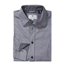 Canterbury Jarrod Shirt - Long Sleeve, Contrast Collar and Cuffs (For Men) in Black - Closeouts