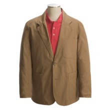 Canvas Presentation Jacket (For Big and Tall Men) in Brown - Closeouts
