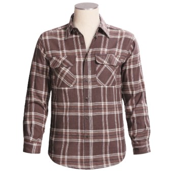 Canyon Guide Highlander Flannel Shirt - Long Sleeve (For Men) in Brown