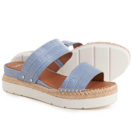 Franco Sarto Cappy Sandals - Leather (For Women) - LIGHt Blue (5 )