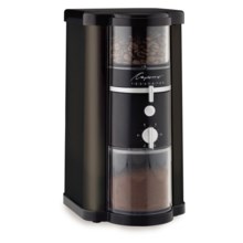 Capresso Disk Burr Coffee Grinder in Black - Closeouts