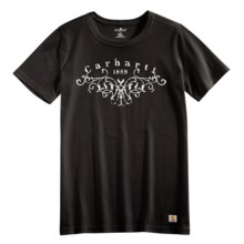 Carhartt 1889 Scroll T-Shirt - Short Sleeve (For Women) in Black - Closeouts