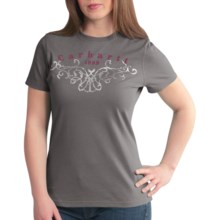 Carhartt 1889 Scroll T-Shirt - Short Sleeve (For Women) in Smoke - Closeouts