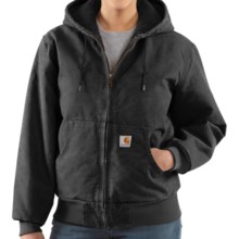 Carhartt Active Hooded Coat - Windproof (For Women) in Black - 2nds