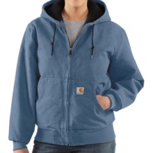 Carhartt Active Hooded Coat - Windproof (For Women) in French Blue - 2nds