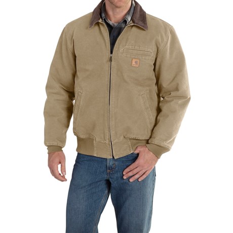 Carhartt Bankston Sandstone Duck Jacket (For Big and Tall Men)