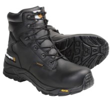 Carhartt Blucher Oil-Tanned Leather Work Boots - 6”, Waterproof, Soft Toe (For Men) in Black - Closeouts