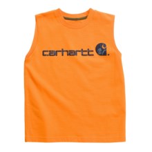 Carhartt Camo T-Shirt - Sleeveless (For Boys) in Orange Tide - Closeouts