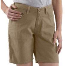Carhartt Canvas Carpenter Shorts (For Women) in Golden Khaki - 2nds
