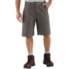 Carhartt Canvas Work Shorts - 8.5 oz. Canvas (For Men) in Charcoal - 2nds