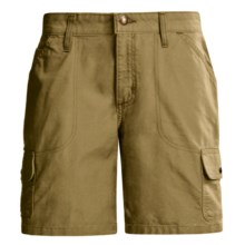 Carhartt Cargo Shorts - Canvas (For Women) in Dark Khaki - 2nds