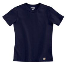 Carhartt Crew Neck T-Shirt - Short Sleeve (For Women) in Midnight - Closeouts