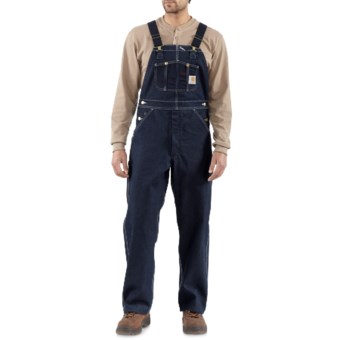 Carhartt Denim Bib Overalls (For Men) in Denim