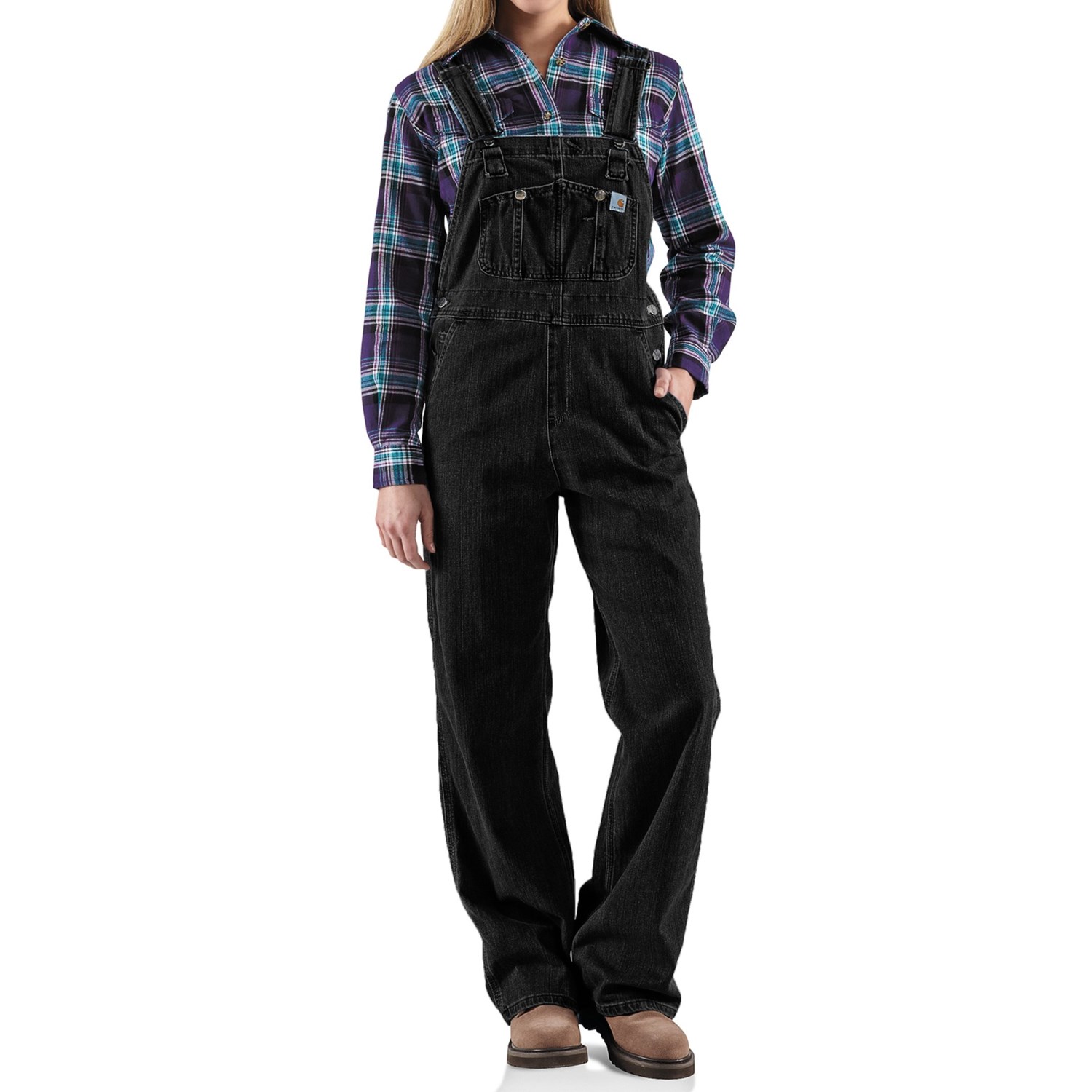 Carhartt Denim Bib Overalls - Unlined (For Women)