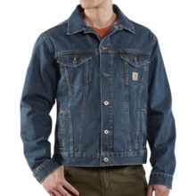 Carhartt Denim Jean Jacket (For Tall Men) in Authentic Blue - 2nds