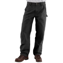 Carhartt Dungaree Jeans - Double-Front , Washed (For Men) in Black - 2nds