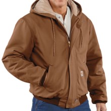 Carhartt Flame-Resistant Duck Active Jacket - Quilt-Lined (For Men) in Carhartt Brown - Closeouts